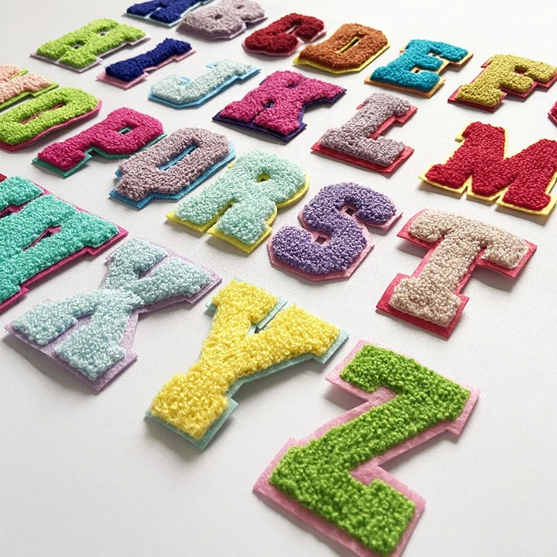colored chenille letter colored chenille letter
