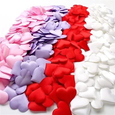 Satin Sew Ntawm Padded Applique Patch